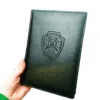 Блокнот Щоденник військовому з гравіюванням "Військова контррозвідка СБУ", зелений глянець - Зображення 3