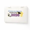 Подарунковий набір для вчителя від випускників – Блокнот з гравіюванням в подарунковій коробці-сумці з тематичним дизайном, фіолетовий матовий Металік - Зображення 4