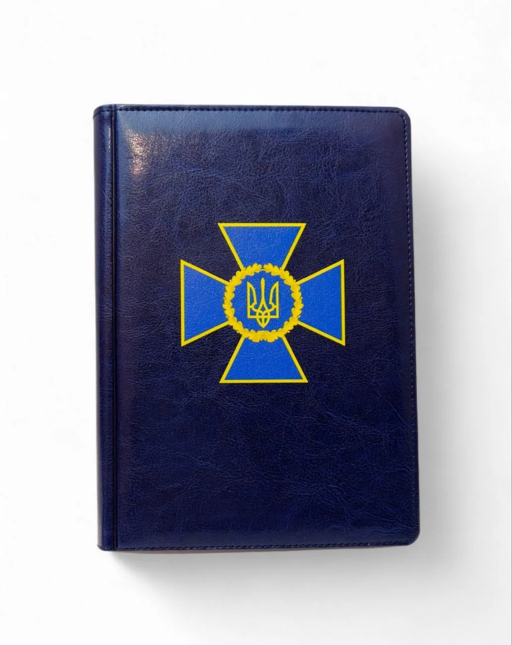 Блокнот СБУ з УФ друком, синій глянець