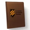 Блокнот 3 Окрема Штурмова Бригада з УФ друком, коричневий матовий Металік - Зображення 4