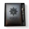 Комплект Блокнот та ручка з гравіюванням "Національна поліція", чорний глянець в подарунковій коробці з дизайном - Зображення 3