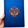 Блокнот щоденник Військово-Морські Сили України з УФ друком, синій матовий Металік - Зображення 3