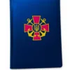 Блокнот щоденник Військово-Морські Сили України з УФ друком, синій матовий Металік - Зображення 2