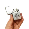 Бензинова запальничка Zippo Classic Street Chrome з гравіюванням емблеми ДСНС - Зображення 3
