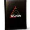 Блокнот щоденник Kraken (спецпідрозділ) з УФ друком, чорний глянець