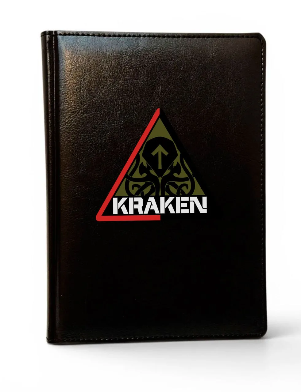 Блокнот щоденник Kraken (спецпідрозділ) з УФ друком, чорний глянець