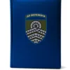 Блокнот щоденник 59-я отдельная штурмовая бригада з УФ друком, синій матовий Металік