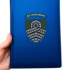 Блокнот щоденник 59-я отдельная штурмовая бригада з УФ друком, синій матовий Металік - Зображення 3