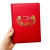 Подарунок для бухгалтера - Блокнот Щоденник з УФ друком в подарунковій коробці з тематичним дизайном, червоний матовий - Зображення 6
